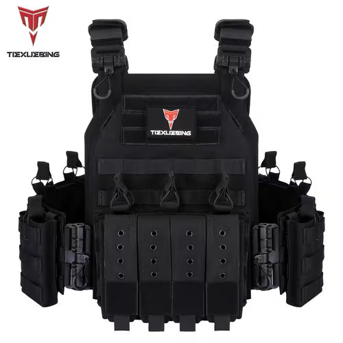 TIEXUEBING Adult Outdoor/1000D Tactical Vest with