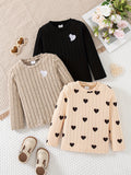 3pcs Set Multi-Piece Outfit Girls' Casual Leisure