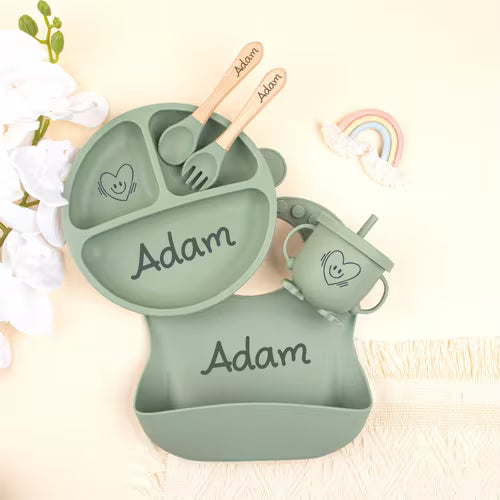 Personalised Silicone Weaning Set