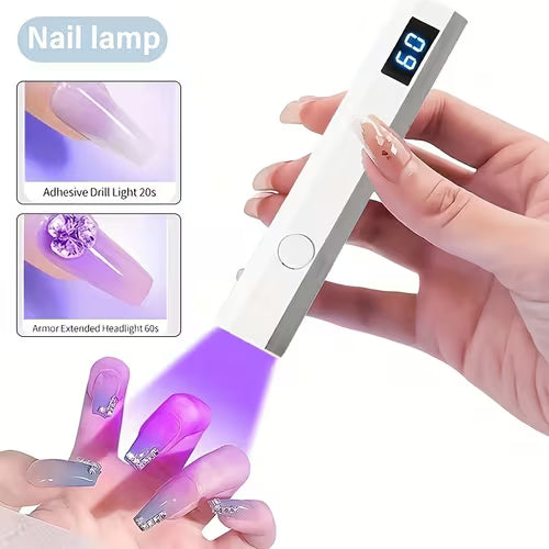 Rechargeable LED Nail Lamp with Digital Display