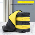 6pcs Thickened Absorbent Car Wash Towel Drying Cloth