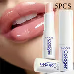 5pcs SADOER Collagen Lip Balm & Lipstick
