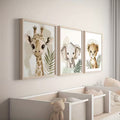 3 Safari Animal Prints Set