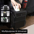 High Quality Car Trash Can with Lid/Polyester Fiber