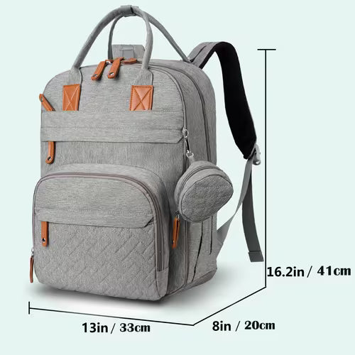 Lamroro Diaper Bag Backpack | Multifunction Travel