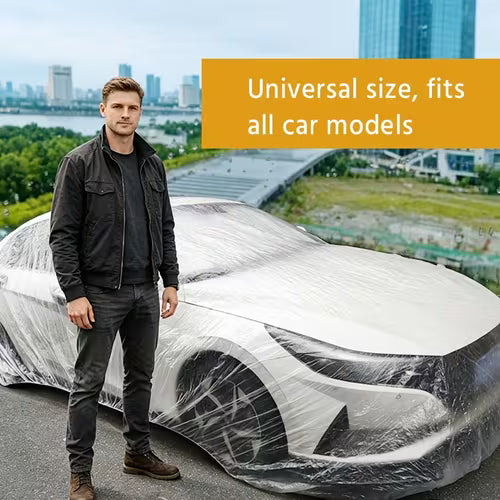 3pcs Disposable Car Covers | Full Coverage Car Covers