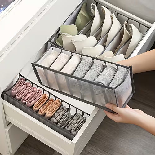 3pcs Space-Saving Mesh Socks