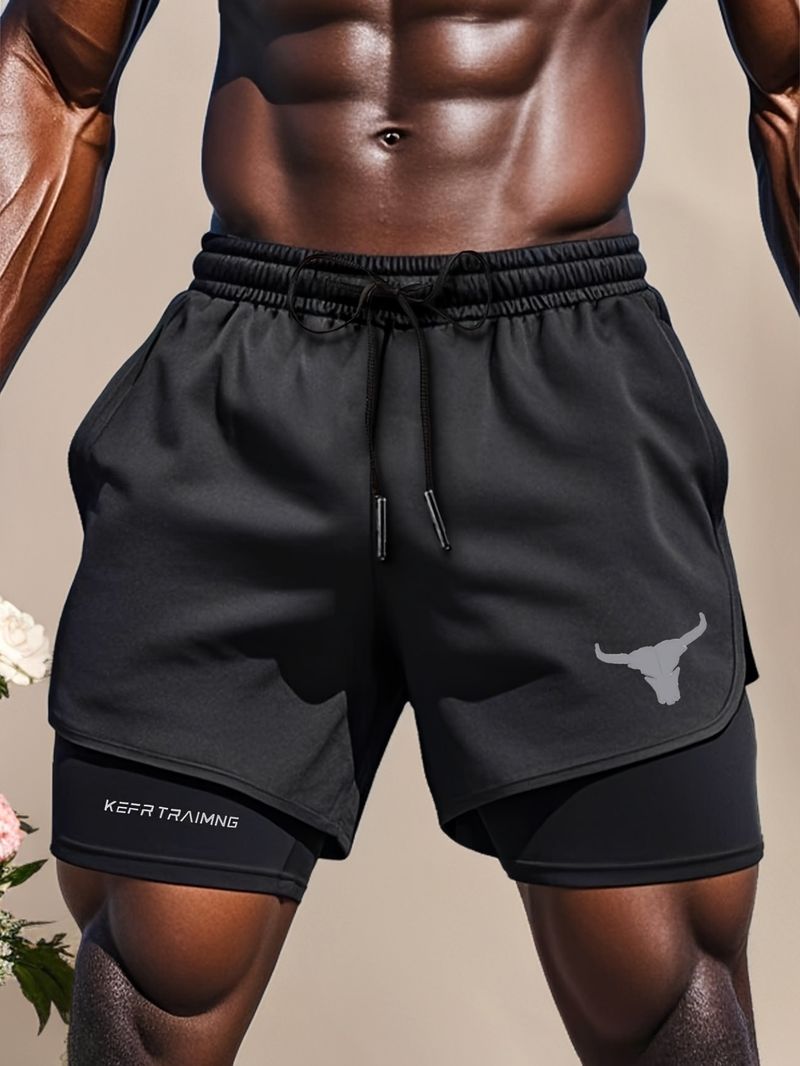 Zhiyu OBM Men's 2-in-1 Beach Seaside Vacation Detail