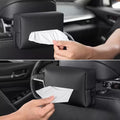 Car Tissue Box Holder - Extra Large Faux Leather Seat