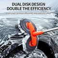Car Wash Brush Adjustable Long-Handled Car Cleaning
