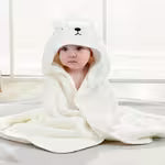 Soft Absorbent Baby Towel Hooded Bathrobe Blanket