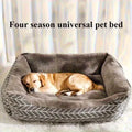 Fashionable Plush Dog Bed