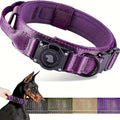 Tactical Dog Collar with AirTag Holder & Handle - PC