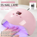 1pc 12 Lamp Beads Pink Nail Lamp Nail