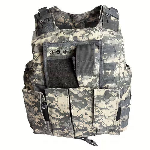 Heavy-Duty Outdoor Vest with Molle-Compatible Design