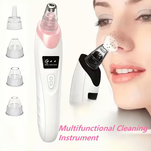 Electric Pore Vacuum Extractor with 5 Suction Heads