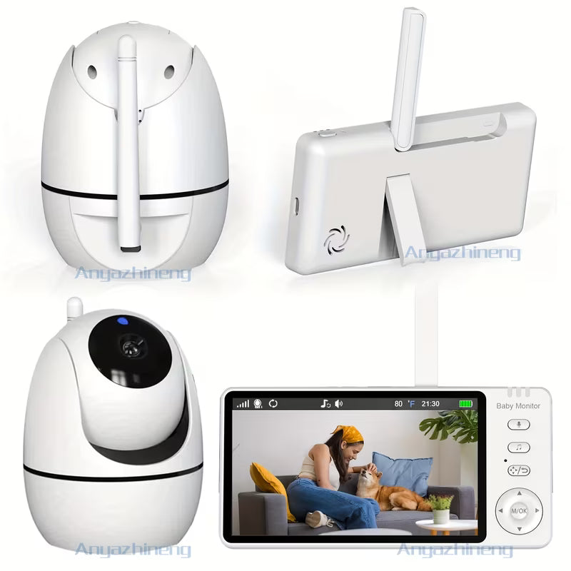 5-inch High-definition LCD Screen with Remote Pan and