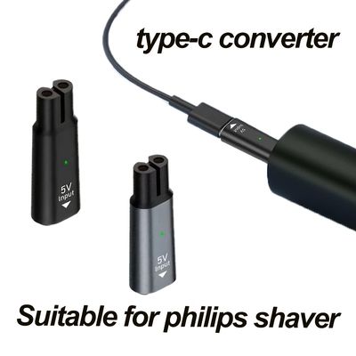 5V Type-C Shaver Adapter Charger Converter for Philips