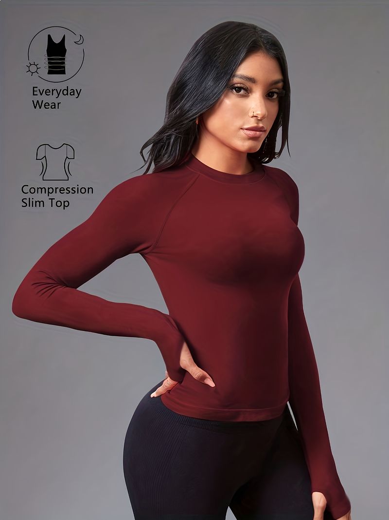 1pc of Women's Sports Long-Sleeved Top