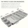 Felt Storage Box Set 8pcs/Organizing Drawers