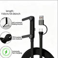 1-Pack USB/Type-C Dual-Use Fast Charging Data Cable