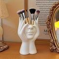 1pc Human Body Art Shaped Makeup Brush Holder Pen Cup