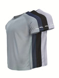 4pcs Men's Athletic T-Shirts - Moisture-Wicking