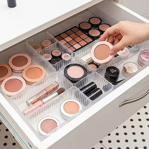 European Minimalist 7pcs Plastic Drawer Organizer Set