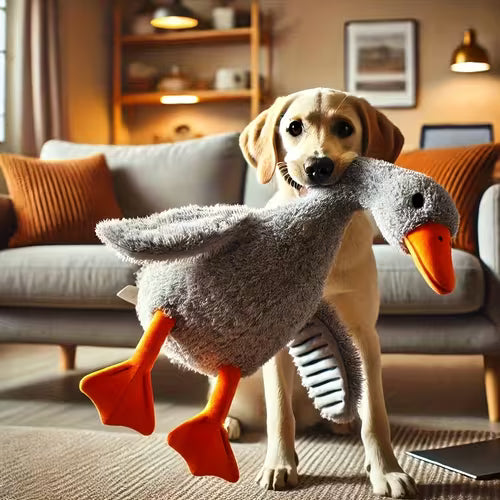 Chew-Resistant Durable Duck-Shaped Dog Toy