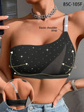 Side Button Women's Bra