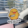 Funny angry duck Car Air Fresheners - Hanging Rearview