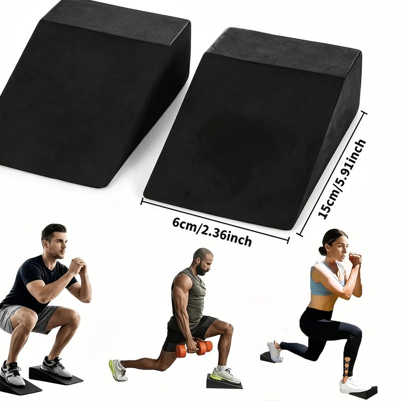 2pcs Incline Squat Board Suitable for Gym Squats