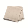 Infant and Toddler Solid Color Knitted Blanket