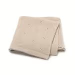 Infant and Toddler Solid Color Knitted Blanket
