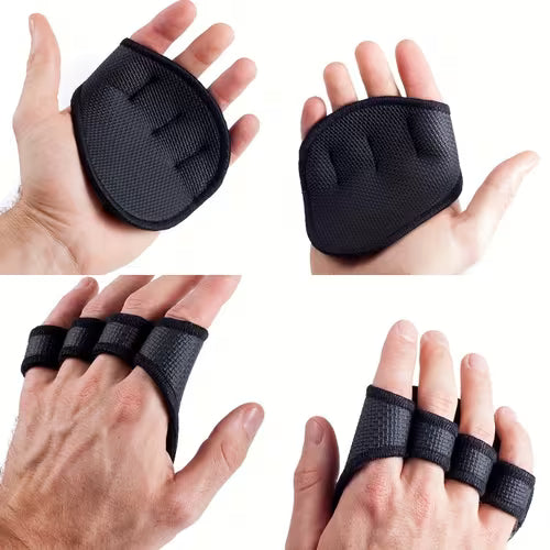 A Pair of Half-finger Fitness Training Gloves with