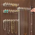 4pcs Wall-Mounted Transparent Acrylic Jewelry Storage