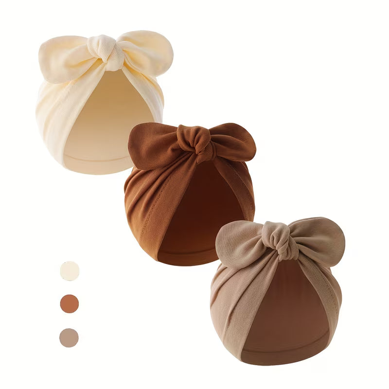 3pcs Infant And Newborn Hat