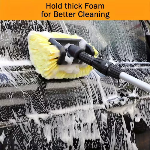 1pc Car Wash Brush with Soft Detailing Bristle