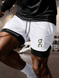 Men's Fitness Sports Double-Layer Shorts