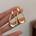Elegant Vintage-Inspired Geometric Zinc Alloy Dangle