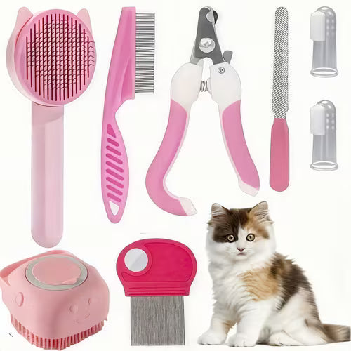 Cat Brush Beauty Set