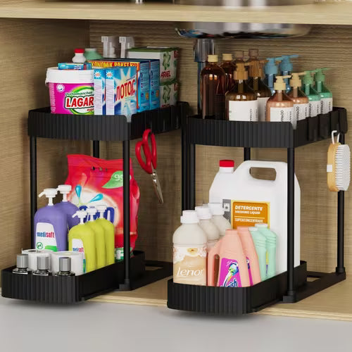 A 2-Layer Multi-Functional Storage Rack