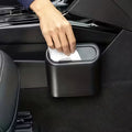 1 Dual-Compartment Car Trash Can - Easy-open Lid