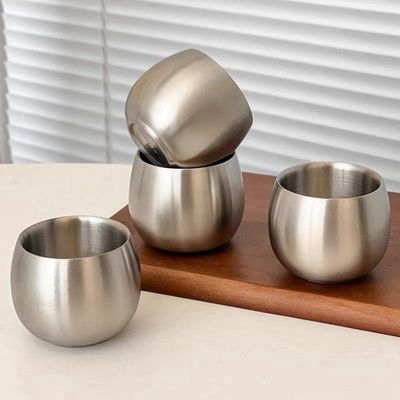 Stainless Steel Double-Wall Insulated Coffee Mug