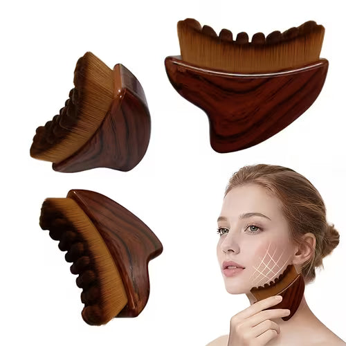 2pcs Facial Brush Massager + Transparent Storage Box