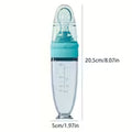 90ml Transparent Silicone Baby Food Bottle With