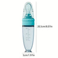 90ml Transparent Silicone Baby Food Bottle With
