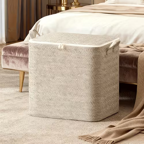 High-Quality Large Fabric Laundry Basket with Lid