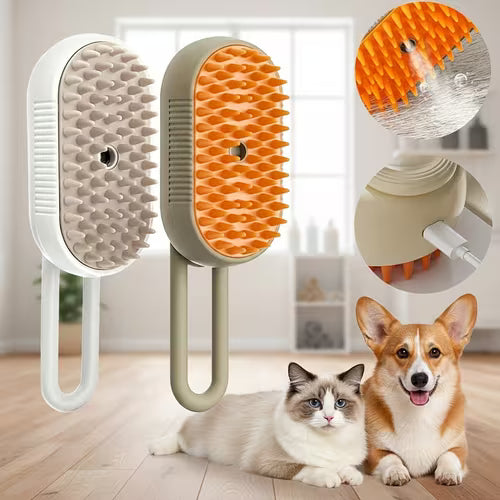 A Pet Steam Spray Comb Designed to Detangle And Remove