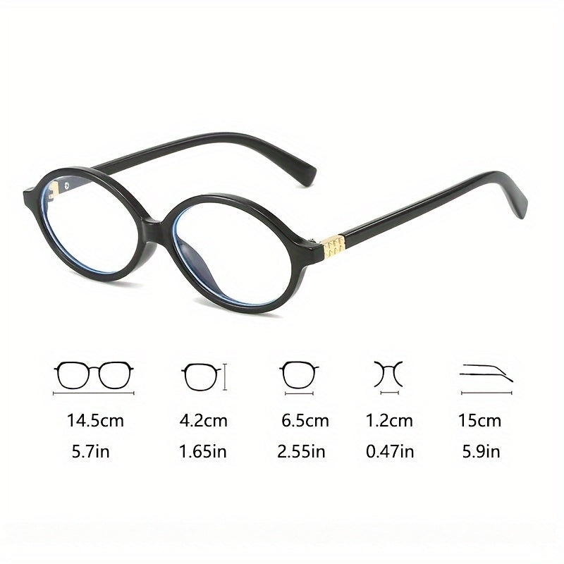 Women's Lightweight Round Frame Glasses - Minimalist